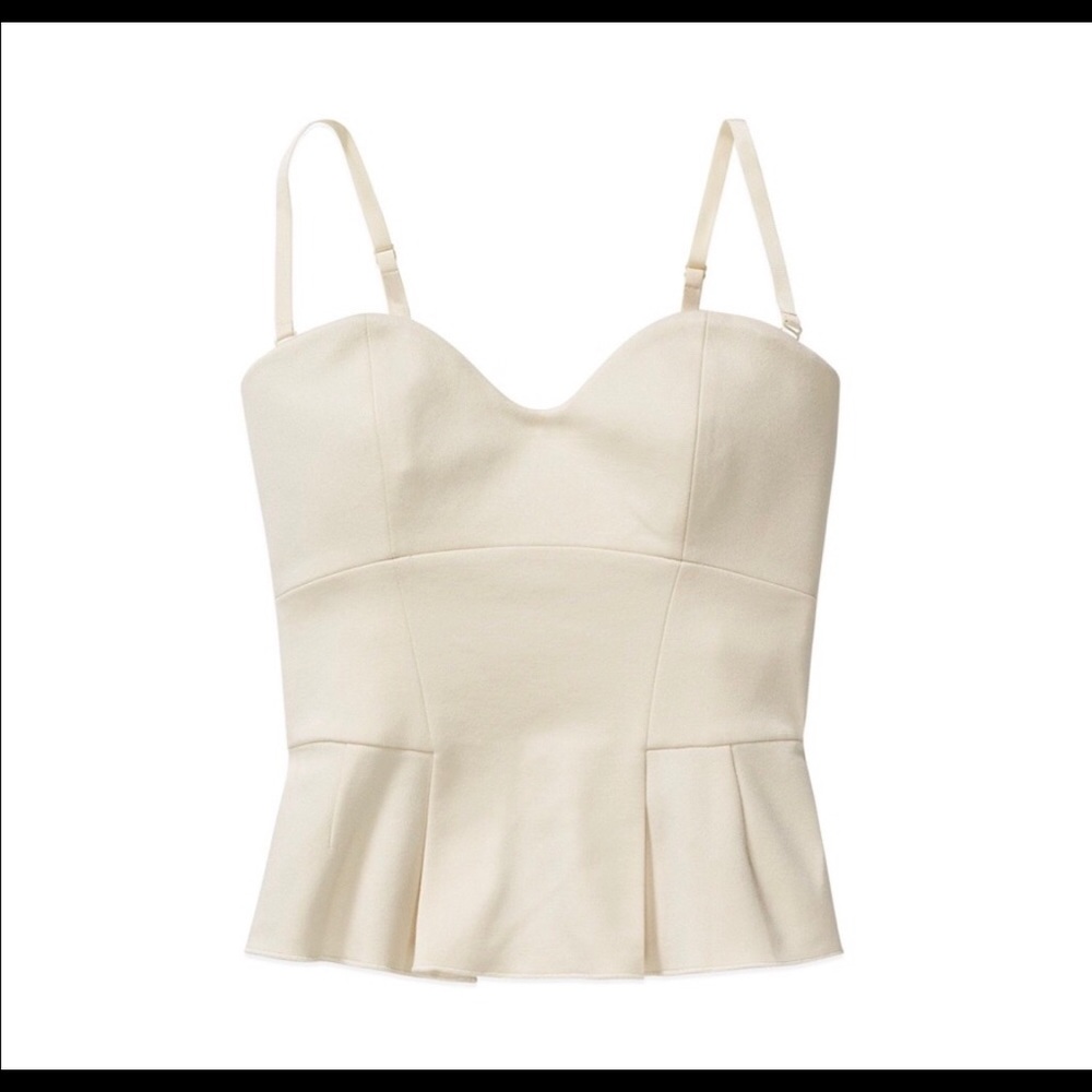 ARITZIA Babaton Graeme Bustier White